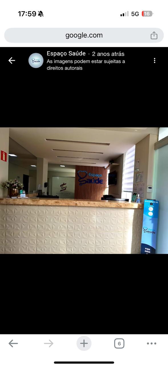 Recepção da Espaço Saúde - Unidade Paracatu
